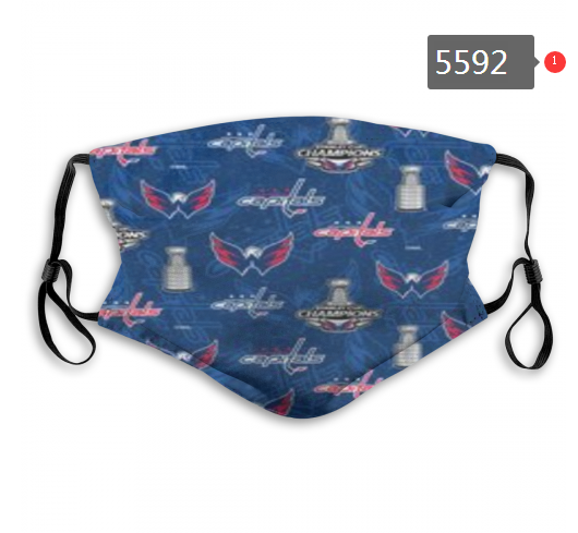 2020 NHL Washington Capitals Dust mask with filter->nhl hats->Sports Caps